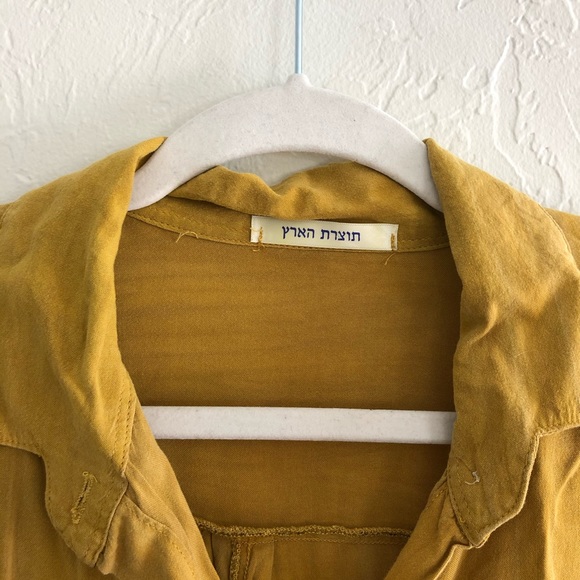 Vintage Mustard Yellow Dress - Picture 2 of 7